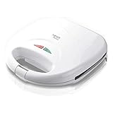 HAEGER PANINI - Sandwichera con 750W de Potencia - Placa Antiadherente, Placa Grill, Apagado automático, protección contra sobrecalentamiento