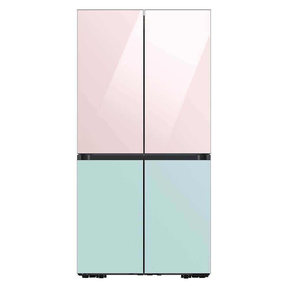 SAMSUNG RAF18DBBCM Bespoke 4-Door Flex(TM) Refrigerator Panel in Morning Blue Glass - Bottom Panel on Fridge.com