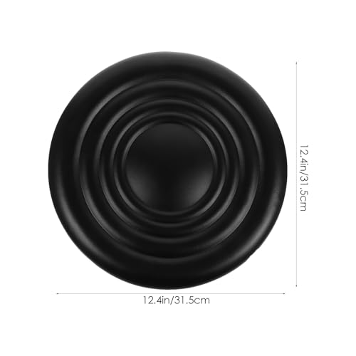 Cojín asiento para taburete de bar de PU negro con acabado resistente y cómodo 8