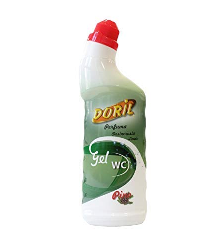 Caja 8 uds. Doril Gel WC Antiincrustante Pino Lejia. Botella 750ml
