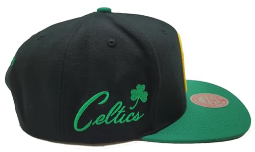 Mitchell & Ness Boston Celtics Gorra Snapback Negra y Verde miniatura 5