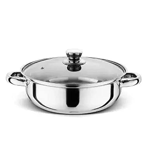 Sartén vaporera, Olla para Espesar Sopa, vaporera, vaporera Doble, vaporera Grande para cocinar(Plata 1 Capa)
