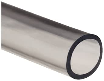 Clear PVC Tubing, 3/8" ID, 1/2" OD, 1/16" Wall, 100' Length
