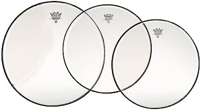 Miniatura 2 de Remo PP-0910-PS, parche de tambor transparente con raya, paquete de 12, 13 y 16 pulgadas, #NA