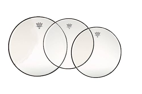 Remo PP-0970-BE Emperor Clear Tom Drumhead Pack - 12 13 & 16
