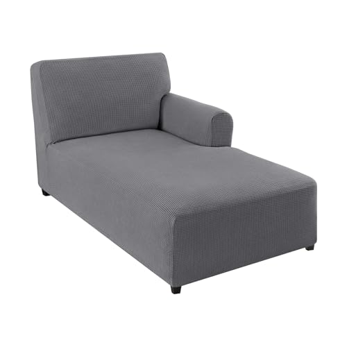 Grey Right Chaise Lounge Cover by FantasDecor