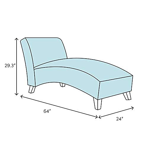 Image of Leatherate Tantric Chaise Loung Chair, Yoga Chaise Lounge,Chaise Sofa Modern Lounge,Relaxing Chaise Lounge Chair, loveseats and chaises with Cushion (Grey)