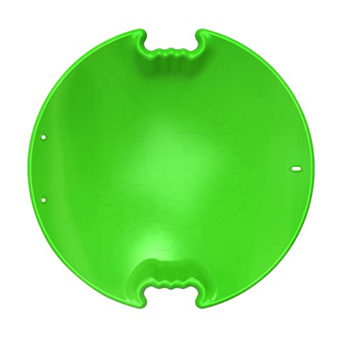 Era 26-inch Avalanche Adventurer Sled — 1 Rider Kids' Plastic Saucer for Year-Round Fun on Sand and Grass Hills, Green by ERA Group - Image 6