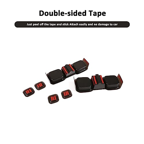 YIWANG ABS Black Car Exterior Taillight Protection Cover Accessories for Land Rover Defender 90 110 2020-2022 (Style A+)