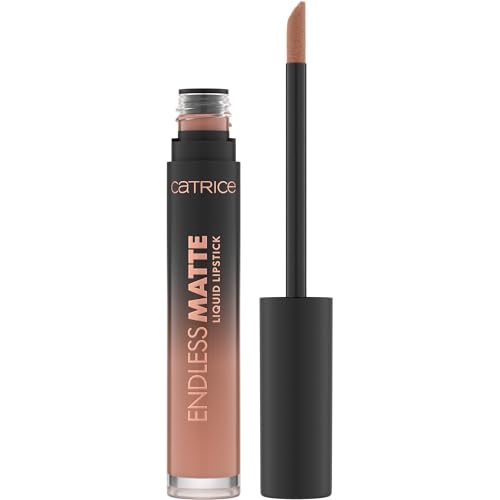 Catrice Endless Matte Liquid Lipstick, Nr. 010, Nude, langanhaltend, mattierend, schnelltrocknend, vegan, ohne Konservierungsstoffe, ohne Parabene, ohne Mikroplastikpartikel, 1er Pack (4.5ml)