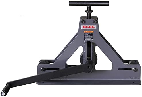 Kaka Industrial 1-1/2"x 14 gauge Tubing Rolling Bender TR-40 with multiple passes square tubes Mild Steel Cooper and Aluminum,Manual Square and Rectangular Tube Bender