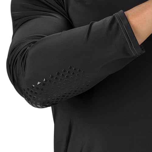 Shock Doctor Compression Hockey Long Sleeve Shirt, Black, Adult4
