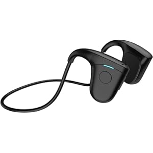 SANOTO Knochenschall Kopfhörer Bluetooth, Open Ear Kopfhörer Bluetooth 5.3, IPX6 wasserdichte Schweißfeste Knochenschall Kopfhörer,Bone Conduction Headphones zum Joggen, Radfahren