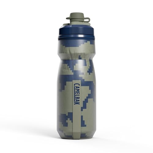 Botella CamelBak Podium Dirt Chill 21oz, Camuflaje Digital Deep Sea miniatura 1