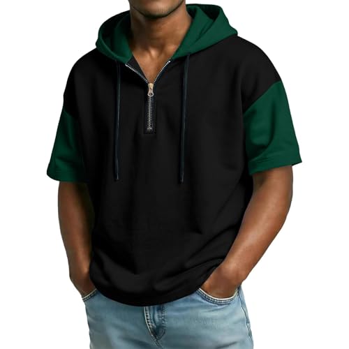 T-shirt fitness homme à capuche pour un style streetwear urbain au quotidien