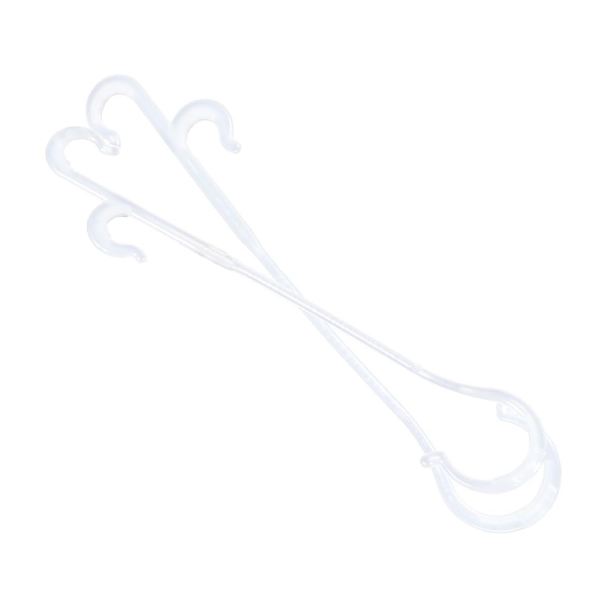 SHINEOFI Crochets Suspendre pour Plantes 850 Pcs, 13 CM, Support pour Tomates, Fruits et Légumes, Plastique Solide Blanc, Accessoires Serrage Jardin pour Culture et Fixation de Plants