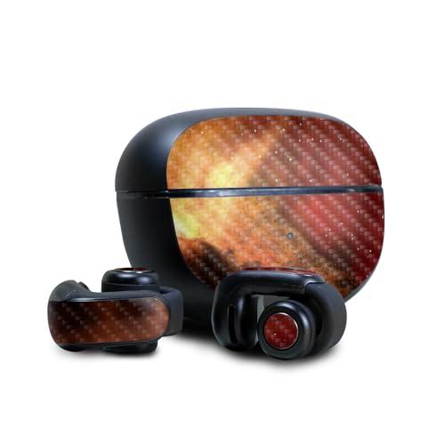Image of Carbon Fiber Skin Compatible with Bose Ultra Open Earbuds - Spacial Overload - Premium 3M Vinyl Protective Wrap Decal Cover - Easy to Apply | Crafted in The USA by MightySkins