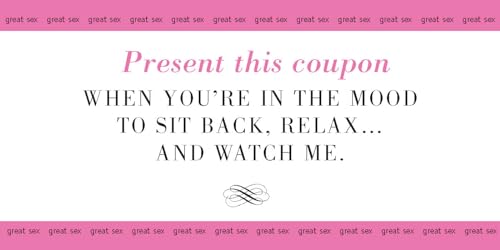 Great Sex Coupons