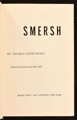 Smersh [Unknown] B000I9NSDE Book Cover