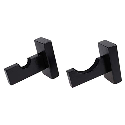 BESPORTBLE 2 pçs Suporte de parede para taco de beisebol com suporte para parede de bambu para taco