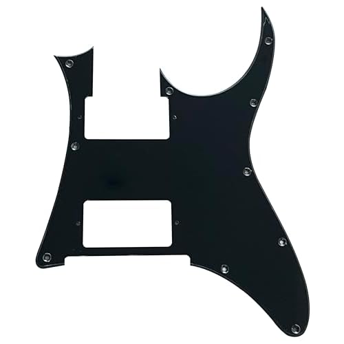 Para golpeador de guitarra Ibanez RG 350 DX HH Humbuck Style (1 capa, negro)