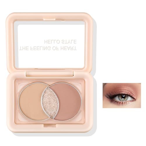 Boobeen Paleta de Sombras de Ojos-Mate Ultra Pigmentada & Shimmer & Sparkle, Larga Duración Mezclable Sombra de Ojos en Polvo Paleta de Maquillaje