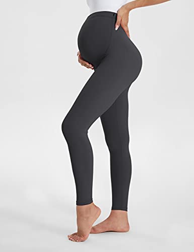 Image of Buttergene Maternity Leggings Buttery-Soft 28'' Maternity Yoga Pants | Silky-soft, Suitable Thickness, Ultimate Comfort, Yoga, Elastic Band, U-shaped Belly, Pregnancy and Postpartum