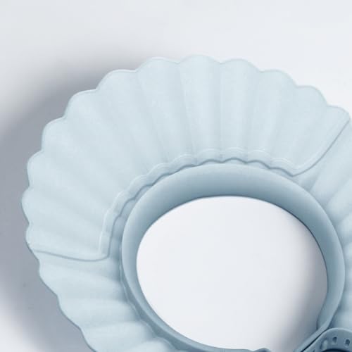 Baby Shower Cap Shield, Bathing Cap Bath Hat Bathing Safe Silicone Protection, Soft Adjustable Visor Hat for Protector Head Eye Ear, Christmas Gifts - Thumbnail 4