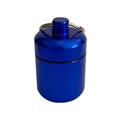 Aluminum Case Keychain Earplug Storage Box Small Portable Container Bottle For Outdoor