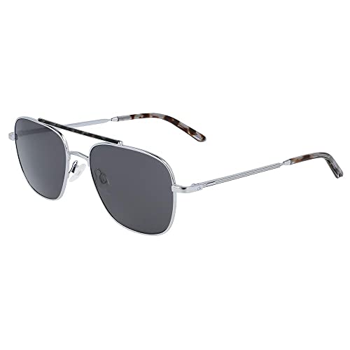 Calvin Klein Herren CK21104S Sonnenbrille, Light Gunmetal/Charcoal, Einheitsgröße