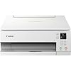 Canon PIXMA TS6351 printer kleureninkjet multifunctioneel apparaat DIN A4 (scanner, kopieerapparaat, fotoprinter, OLED, 4.800 x 1.200 dpi, USB, WLAN, AirPrint, 5 inkt, duplexdruk, 2 papiertoevoeringen), wit