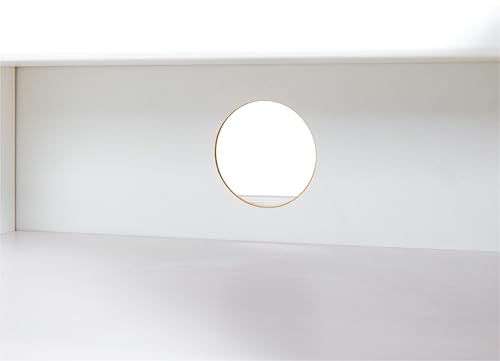 Inter Link - Escritorio Infantil - Altura Ajustable - Crece - Ergonómico - Habitación Juvenil - 6 Compartimentos - Mucho Espacio de Almacenamiento - Blanco - Madera Maciza de Pino - Kids Learning - imagen 5