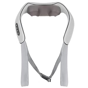 shiatsu Neck and Back Massager,Back Massager for Pain Relief deep Tissue,Neck and Shoulder Massager with Heat,Wireless Electric 3D Massage Pillow，for Neck, Shoulder, Leg, Body Pain Relief