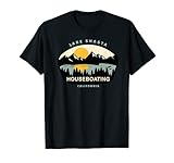 Haus, Boot, Wohnen am See Lake Shasta Hausboot. T-Shirt