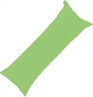 Travesseiro de Corpo Antialérgico + Fronha Lavável Com Zíper - Refil + Capa(VERDE)