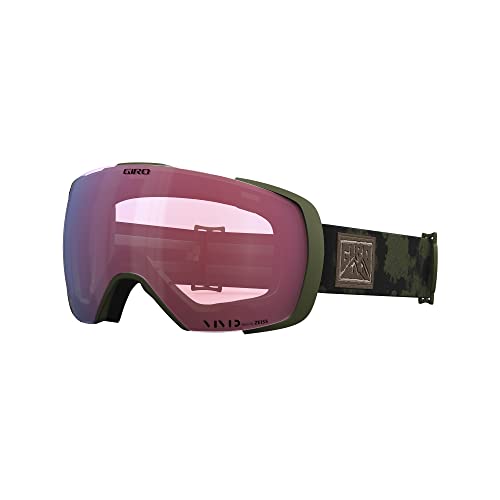 Image of Giro Contact Snow Goggles 2023 - Trail Green Clouddust Frame with Vivid Petrol /Vivid Infrared Lens Large