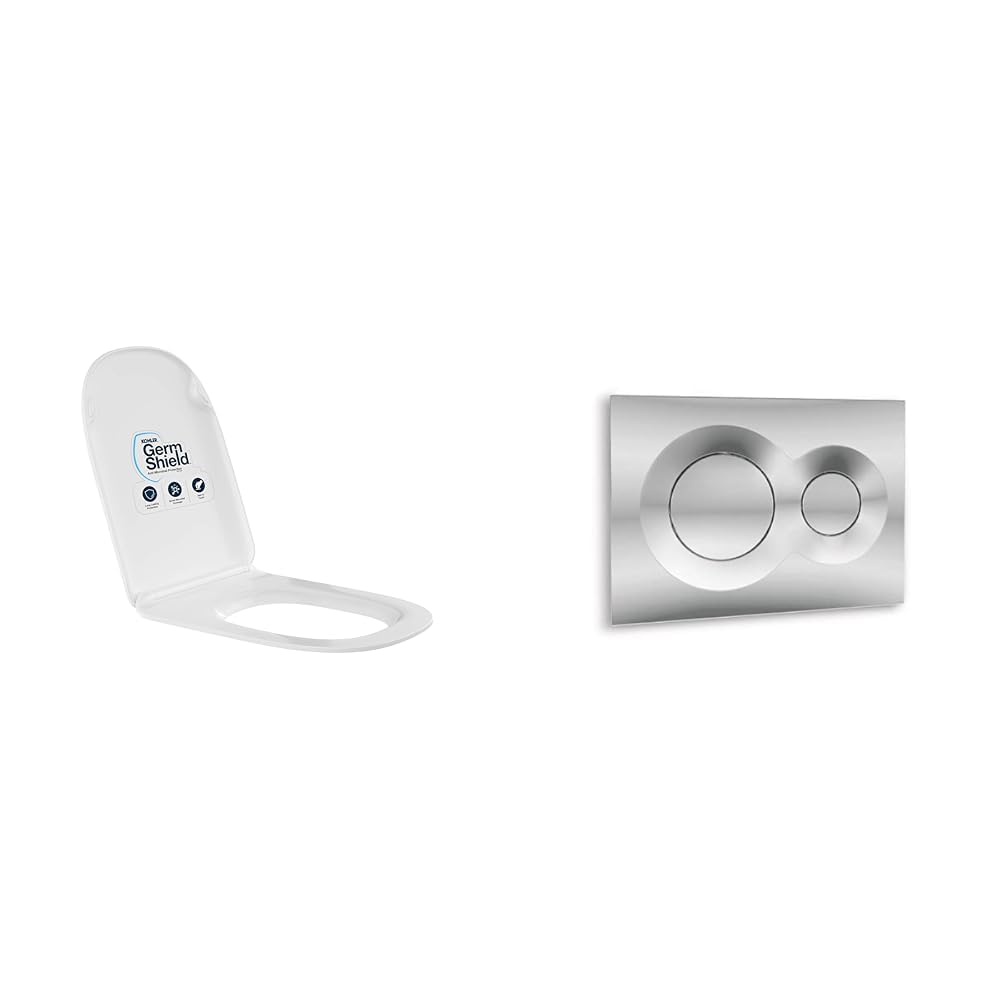 KOHLER TRACE (Square) Antimicrobial, Quiet Close UF toilet Slim Seat Cover (White) (B0CDQJH4PJ) Amazon Price History, Amazon Price Tracker