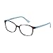 I Heart Eyewear Lira Reading Glasses, Tortoise and Light Blue, 1.75