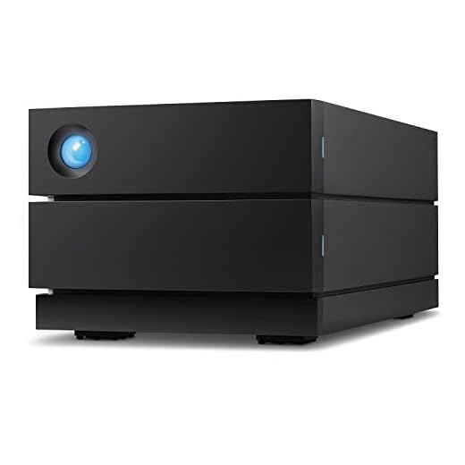 LaCie 2big RAID 16TB External Hard Drive Desktop HDD – USB-C, 7200 RPM Enterprise Class Drives, for Mac and PC Desktop, Rescue Services (STHJ16000800)