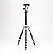 MEFOTO BackPacker Classic Lightweight 51.2" Aluminum Travel Tripod Kit w/Case, Twist Locks, Double Action Ballhead w/Arca Swiss Plate - Titanium (A0350Q0T)
