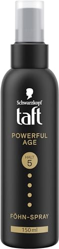 Schwarzkopf Taft Spray pour cheveux fins et clairsemés (150 ml), niveau de tenue 5, formule végétalienne*