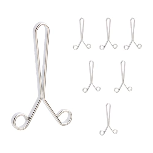 Y Shape Aluminum Cuff Clip Roll Edge Adjustable Closure Shape Cuff Fastener Fashion Jewelry Accessories Clips for Jewelry Tools and Craft Supplies