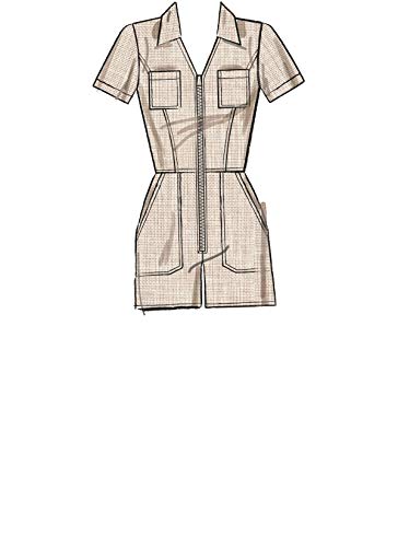 Mccall Pattern Petite Long And Short Women's Jumpsuit, Sizes 6-14 Sewing Pattern #TOP5