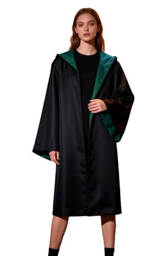 GOLDSTITCH Robe Hooded Vintage Cape Costume Deluxe Halloween Cape Cloak Wizard Costume
