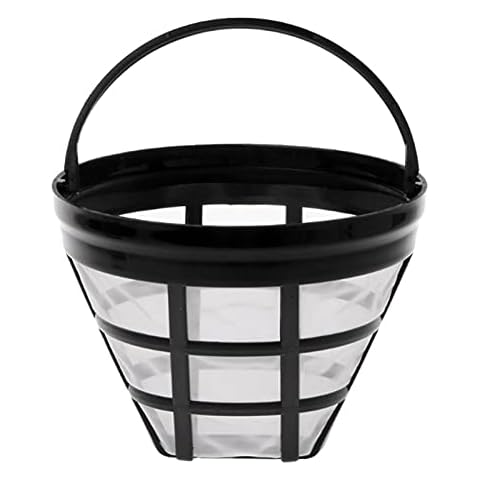 Coffee Filter Reusable Coffee Mesh Basket Universal Permanent Cup Coffee Dripper, Surgical Stainless Steel Woven Mesh Washable for Coffee Machines, Pour Over Coffee Dripper Nylon Mesh Cover