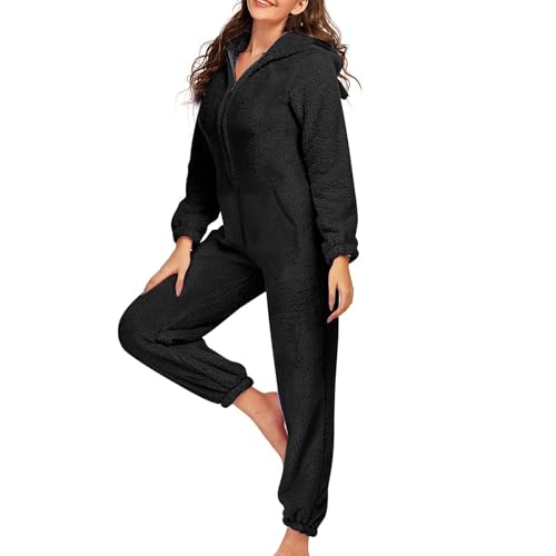 Amazon.com: Adult Onesie Pajamas Women One Piece Fleece Jumpsuits