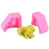 valink 3d pecora/coniglio/cigno silicone sapone stampo candela argilla polimerica fondente torta gelato cioccolato caramelle per cottura decorazione attrezzi fai da te teglie e della cucina