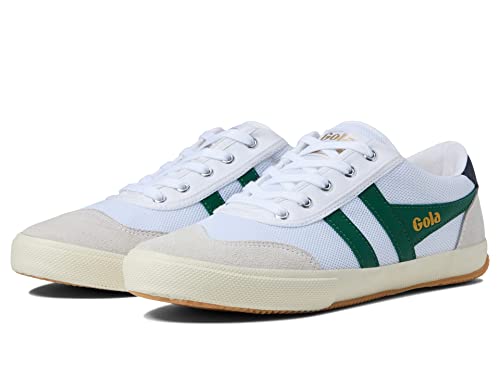 Image of Gola Badminton Mesh White /Dark Green /Navy 8 D (M)