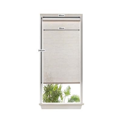 GoodHome Store Enrouleur tamisant Masana Beige 60 x 240 cm