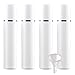 ZEOABSY 4 Pezzi NON RICARICABILE Flacone Airless Bianco da 50ml con Dosatore, Vuoto Bottiglie di Pompa Contenitori per Cosmetici Viaggio - NESSUN TUBO RICHIESTO